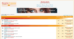 Desktop Screenshot of forum.ricette-calorie.com