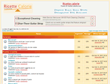 Tablet Screenshot of forum.ricette-calorie.com